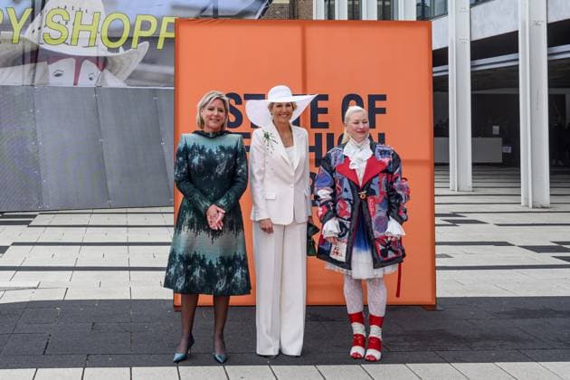 Queen Maxima Opens State of Fashion Biennial - Netherlands Queen Máxima opens the State of Fashion Biennial 2026 in Arnhem, Netherlands on May 13, 2026. State of Fashion is a leading international platform for fashion, textiles, and societal transition. During the opening, Minister Rianne Letschert of Education, Culture and Science will deliver a speech. Photo by NLBeeld Patrick van Emst Bruno Press ABACAPRESS.COM Arnhem Netherlands  Copyright: xBrunoxPress ABACAx