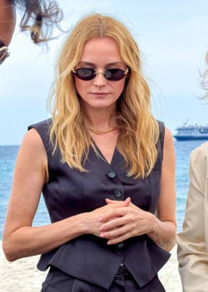 Cannes - Diane Kruger at Lunch Talk about AI organized by BMW German actress Diane Kruger attending an exclusive Lunch Talk on the theme of ‘The Human Lens’, about AI in Cinema industry organized by BMW at the Plage des Palmes in Cannes, South of France on May 13, 2026. Photo by Christophe Geyres ABACAPRESS.COM Cannes France  Copyright: xABACAx