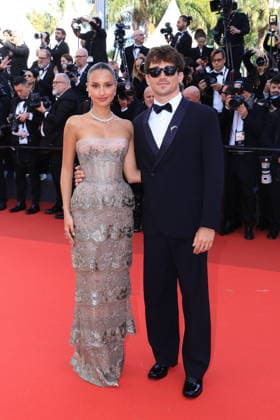 Cannes - La Vie D une Femme Red Carpet Charles Leclerc and Alexandra Leclerc at the red carpet screening of La Vie d’une Femme during the 79th Cannes Film Festival in Cannes, France on May 13, 2026. Photo by Jerome Domine ABACAPRESS.COM Cannes France  Copyright: xDominexJerome ABACAx