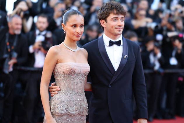Cannes - La Vie D une Femme Red Carpet Charles Leclerc and Alexandra Leclerc at the red carpet screening of La Vie d’une Femme during the 79th Cannes Film Festival in Cannes, France on May 13, 2026. Photo by Jerome Domine ABACAPRESS.COM Cannes France  Copyright: xDominexJerome ABACAx