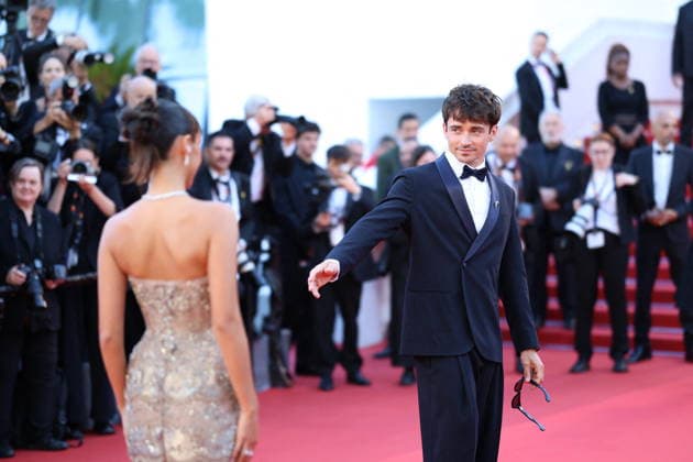 Cannes - La Vie D une Femme Red Carpet Charles Leclerc and Alexandra Leclerc at the red carpet screening of La Vie d’une Femme during the 79th Cannes Film Festival in Cannes, France on May 13, 2026. Photo by Jerome Domine ABACAPRESS.COM Cannes France  Copyright: xDominexJerome ABACAx