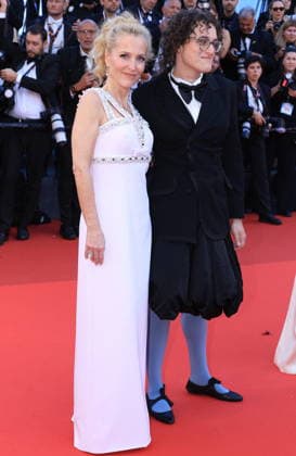 Cannes - La Vie D une Femme Red Carpet Gillian Anderson and Jane Schoenbrun at the red carpet screening of La Vie d’une Femme during the 79th Cannes Film Festival in Cannes, France on May 13, 2026. Photo by Jerome Domine ABACAPRESS.COM Cannes France  Copyright: xDominexJerome ABACAx