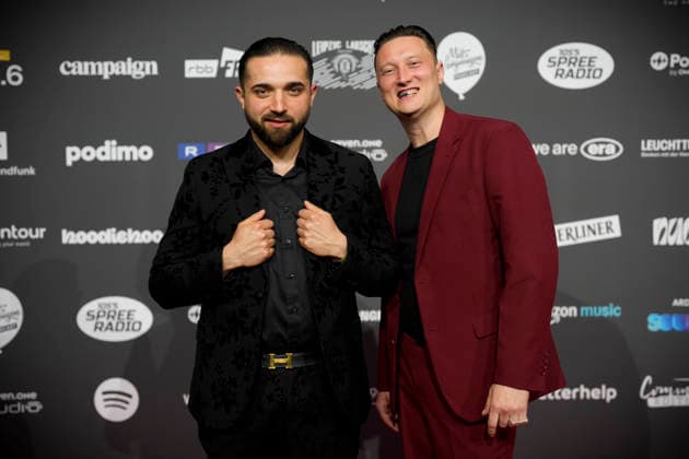 Presentation of the German Podcast Award 2026 Zino Markarian and Andrej Filatow Berlin, 13 05 2026 Berlin Germany Copyright: xDominikxButzmannx
