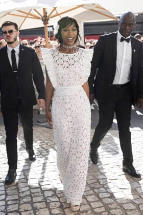 Cannes Aja Naomi King Exits Martinez MP Cannes, France- May 13: Aja Naomi King leaves Hotel Martinez during 79th Festival of Cannes, on May 13, 2026 in Cannes, France. Photo by Marco Piovanotto ABACAPRESS:COM Cannes France  Copyright: xPiovanottoxMarco ABACAx