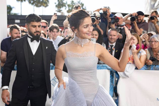 Cannes Alia Bhatt Exits Martinez MP Cannes, France- May 13: Alia Bhatt leaves Hotel Martinez during 79th Festival of Cannes, on May 13, 2026 in Cannes, France. Photo by Marco Piovanotto ABACAPRESS:COM Cannes France  Copyright: xPiovanottoxMarco ABACAx