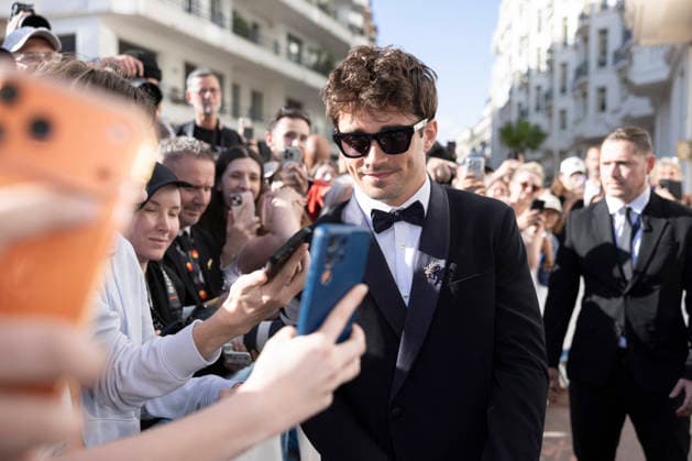 Cannes Charles Leclerc, Alexandra Saint Mleux Exits Martinez MP Cannes, France- May 13: Charles Leclerc, Alexandra Saint Mleux leave Hotel Martinez during 79th Festival of Cannes, on May 13, 2026 in Cannes, France. Photo by Marco Piovanotto ABACAPRESS:COM Cannes France  Copyright: xPiovanottoxMarco ABACAx