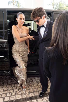 Cannes Charles Leclerc, Alexandra Saint Mleux Exits Martinez MP Cannes, France- May 13: Charles Leclerc, Alexandra Saint Mleux leave Hotel Martinez during 79th Festival of Cannes, on May 13, 2026 in Cannes, France. Photo by Marco Piovanotto ABACAPRESS:COM Cannes France  Copyright: xPiovanottoxMarco ABACAx