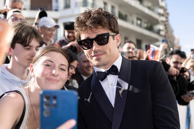 Cannes Charles Leclerc, Alexandra Saint Mleux Exits Martinez MP Cannes, France- May 13: Charles Leclerc, Alexandra Saint Mleux leave Hotel Martinez during 79th Festival of Cannes, on May 13, 2026 in Cannes, France. Photo by Marco Piovanotto ABACAPRESS:COM Cannes France  Copyright: xPiovanottoxMarco ABACAx