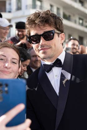 Cannes Charles Leclerc, Alexandra Saint Mleux Exits Martinez MP Cannes, France- May 13: Charles Leclerc, Alexandra Saint Mleux leave Hotel Martinez during 79th Festival of Cannes, on May 13, 2026 in Cannes, France. Photo by Marco Piovanotto ABACAPRESS:COM Cannes France  Copyright: xPiovanottoxMarco ABACAx