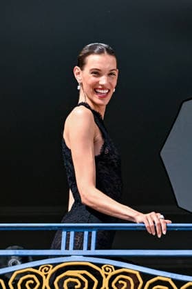 Canadian composer performer Charlotte Cardin in a photo shoot on a balcony at the Martinez hotel during the 79th International Film Festival in Cannes, France, on May 13, 2026 Gedeon Taieb Bestimage Canadian composer performer Charlotte Cardin in a photo shoot on a balcony at the Martinez hotel during the 79th International Film Festival in Cannes, France, on May 13, 2026 Cannes France  Copyright: xGedeonxTaiebx xBestimagexGedeonxTaiebx xBestimagex