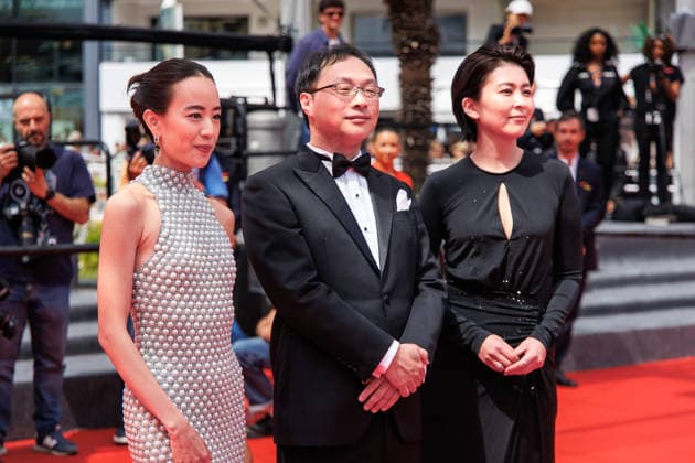 May 13, 2026, Cannes, France: Shizuka Ishibashi, Koji Fukada and Takako Matsu attend the red carpet of Nagi Notes at the 79th Cannes Film Festival. Cannes France  - ZUMAs197 20260513_aaa_s197_137 Copyright: xMarcoxBaradax