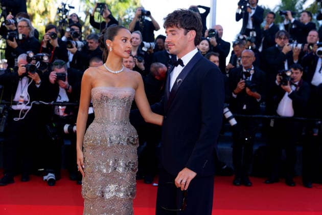 Charles Leclerc and his wife Alexandra Montée des marches du film La vie dune femme lors du 79ème Festival International du Film de Cannes, le 13 mai 2026 Olivier Borde Bestimage Red carpet for A womans life at the 79th Cannes International Film Festival on May 13, 2026 Cannes France  Copyright: xOLIVIERxBORDEx xBESTIMAGExOLIVIERxBORDEx xBESTIMAGEx