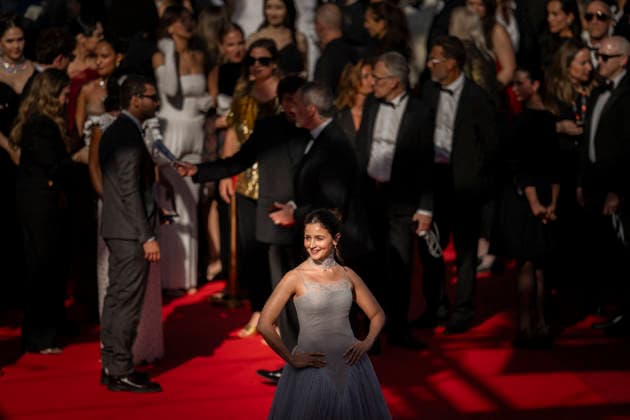 Cannes La Vie Dune Femme Red Carpet EB British actress Alia Bhatt during the red carpet screening of La Vie d’une Femme directed by Charline Bourgeois-Tacquet during the 79th Cannes Film Festival in Cannes, France on May 13, 2026. Photo by Eliot Blondet ABACAPRESS.COM Cannes France France  Copyright: xBlondetxEliot ABACAx