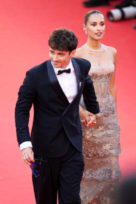 Cannes La Vie Dune Femme Red Carpet EB Charles Leclerc and his wife Alexandra Leclerc during the red carpet screening of La Vie d’une Femme directed by Charline Bourgeois-Tacquet during the 79th Cannes Film Festival in Cannes, France on May 13, 2026. Photo by Eliot Blondet ABACAPRESS.COM Cannes France France  Copyright: xBlondetxEliot ABACAx