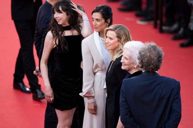 Cannes La Vie Dune Femme Red Carpet EB French actress Suzanne De Baecque, French actor Charles Berling, French actress Melanie Thierry, French actress Marie-Christine Barrault, French director Charline Bourgeois-Tacquet, French actress Lea Drucker, French producer David Thion, French producer Philippe Martin and Belgian film producer Jacques-Henri Bronckart during the red carpet screening of La Vie d’une Femme directed by Charline Bourgeois-Tacquet during the 79th Cannes Film Festival in Cannes, France on May 13, 2026. Photo by Eliot Blondet ABACAPRESS.COM Cannes France France  Copyright: xBlondetxEliot ABACAx