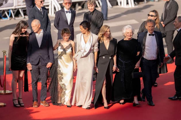 Cannes La Vie Dune Femme Red Carpet EB French actress Suzanne De Baecque, French actor Charles Berling, French actress Melanie Thierry, French actress Marie-Christine Barrault, French director Charline Bourgeois-Tacquet, French actress Lea Drucker, French producer David Thion, French producer Philippe Martin and Belgian film producer Jacques-Henri Bronckart during the red carpet screening of La Vie d’une Femme directed by Charline Bourgeois-Tacquet during the 79th Cannes Film Festival in Cannes, France on May 13, 2026. Photo by Eliot Blondet ABACAPRESS.COM Cannes France France  Copyright: xBlondetxEliot ABACAx
