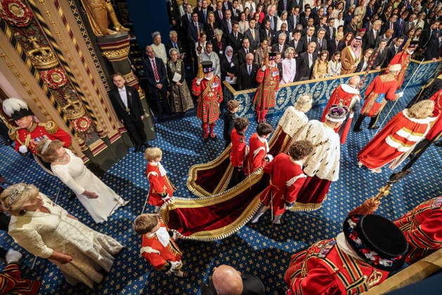 . 13 05 2026. London, United Kingdom. King Charles III and Queen Camilla at the State Opening of Parliament in London.  xPoolx xi-Imagesx IIM-26768-0041