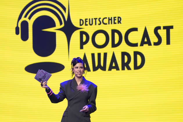 Presentation of the German Podcast Award 2026 Salva Houmsi Berlin, 13 05 2026 Berlin Germany Copyright: xDominikxButzmannx