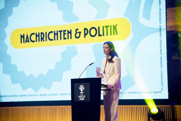 Presentation of the German Podcast Award 2026 Pinar Atalay Berlin, 13 05 2026 Berlin Germany Copyright: xDominikxButzmannx