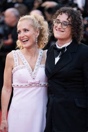Cannes - La Vie D Une Femme A Women s Life Red Carpet Gillian Anderson and Jane Schoenbrun attend the La Vie D Une Femme screening during the 79th annual Cannes Film Festival at Palais des Festivals on May 13, 2026 in Cannes, France on May 13, 2026. Photo by LounisPhotography ABACAPRESS.COM Cannes France  Copyright: xLounisPhotography ABACAx