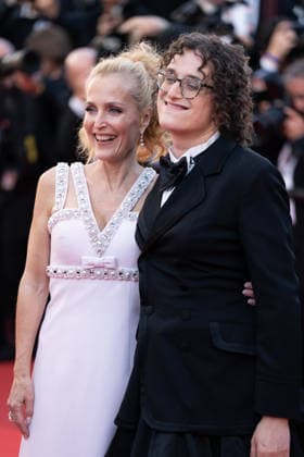 Cannes - La Vie D Une Femme A Women s Life Red Carpet Gillian Anderson and Jane Schoenbrun attend the La Vie D Une Femme screening during the 79th annual Cannes Film Festival at Palais des Festivals on May 13, 2026 in Cannes, France on May 13, 2026. Photo by LounisPhotography ABACAPRESS.COM Cannes France  Copyright: xLounisPhotography ABACAx