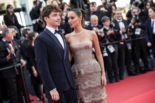 Charles Leclerc and his wife Alexandra Montée des marches for the film La vie dune femme at the 79th Cannes International Film Festival on May 13, 2026 Jacovides Moreau Bestimage Red carpet for A womans life at the 79th Cannes International Film Festival on May 13, 2026 Cannes France  Copyright: xJACOVIDES-MOREAUx xBESTIMAGExJACOVIDES-MOREAUx xBESTIMAGEx