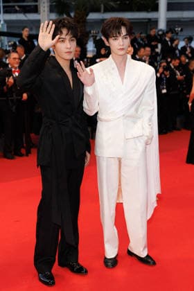 He Yan Chao et He Chang Xi Montée des marches du film Labandon lors du 79ème Festival International du Film de Cannes, le 13 mai 2026 Jacovides Moreau Bestimage Red carpet for Forsaken at the 79th Cannes International Film Festival on May 13, 2026 Cannes France  Copyright: xJACOVIDES-MOREAUx xBESTIMAGExJACOVIDES-MOREAUx xBESTIMAGEx