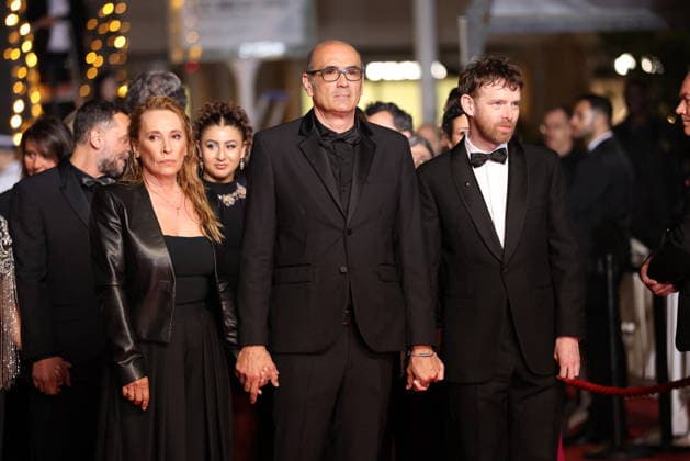 Cannes - L Abandon (Forsaken) Red Carpet Emmanuelle Bercot, Vincent Garenq and Antoine Reinartz attend the La Vie D Une Femme screening during the 79th annual Cannes Film Festival at Palais des Festivals on May 13, 2026 in Cannes, France. Photo by Jerome Domine ABACAPRESS.COM Cannes France  Copyright: xDominexJerome ABACAx