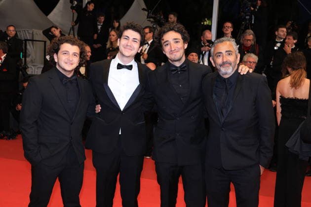 Cannes - L Abandon (Forsaken) Red Carpet (Far Right) Eric Toledano and guests attend the La Vie D Une Femme screening during the 79th annual Cannes Film Festival at Palais des Festivals on May 13, 2026 in Cannes, France. Photo by Jerome Domine ABACAPRESS.COM Cannes France  Copyright: xDominexJerome ABACAx