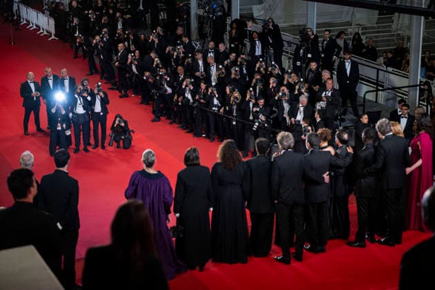 Cannes Labandon Red Carpet EB French director and screenwriter Vincent Garenq, French actor Antoine Reinartz, French actor Nedjim Bouizzoul, a guest, Samuel Paty s sister Mickaelle Paty, French actress Emmanuelle Bercot, French producer Francois Kraus, French actor Diamadoua Sissoko, a guest, French actress Emma Boumali, French actor Azize Kabouche, guests, French actress Mounira Barbouch, French actress Ahlam Slama arrive for the screening of the film L Abandon at the 79th edition of the Cannes Film Festival in Cannes, southern France on May 13, 2026.Photo by Eliot Blondet ABACAPRESS.COM Cannes France France Copyright: xBlondetxEliot ABACAx