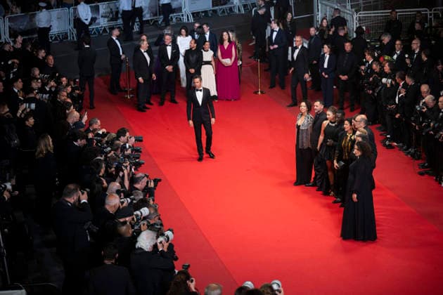 Cannes Labandon Red Carpet EB French director and screenwriter Vincent Garenq, French actor Antoine Reinartz, French actor Nedjim Bouizzoul, a guest, Samuel Paty s sister Mickaelle Paty, French actress Emmanuelle Bercot, French producer Francois Kraus, French actor Diamadoua Sissoko, a guest, French actress Emma Boumali, French actor Azize Kabouche, guests, French actress Mounira Barbouch, French actress Ahlam Slama arrive for the screening of the film L Abandon at the 79th edition of the Cannes Film Festival in Cannes, southern France on May 13, 2026.Photo by Eliot Blondet ABACAPRESS.COM Cannes France France Copyright: xBlondetxEliot ABACAx