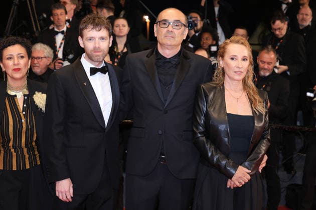 Cannes - L Abandon (Forsaken) Red Carpet JD Emmanuelle Bercot, Vincent Garenq and Antoine Reinartz attends the L Abandon (Forsaken) screening during the 79th annual Cannes Film Festival at Palais des Festivals on May 13, 2026 in Cannes, France. Photo by Jerome Domine ABACAPRESS.COM Cannes France  Copyright: xDominexJerome ABACAx