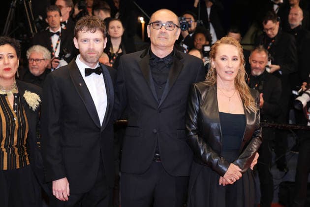Cannes - L Abandon (Forsaken) Red Carpet JD Emmanuelle Bercot, Vincent Garenq and Antoine Reinartz attends the L Abandon (Forsaken) screening during the 79th annual Cannes Film Festival at Palais des Festivals on May 13, 2026 in Cannes, France. Photo by Jerome Domine ABACAPRESS.COM Cannes France  Copyright: xDominexJerome ABACAx