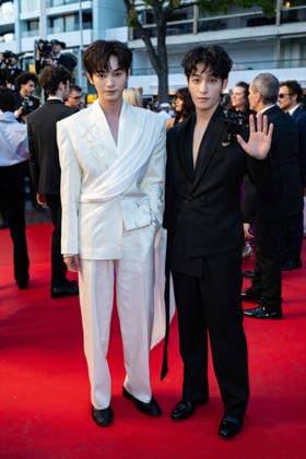 Cannes L Abandon Screening NG He Yan Chao and He Chang Xi attending the ‘L Abandon (Forsaken)’ Screening and Red Carpet at Palais Des Festivals in Cannes, France on May 13 2026 as part of the 79th Cannes Film Festival. Photo by Nicolas Genin ABACAPRESS.COM Cannes France  Copyright: xGeninxNicolas ABACAx