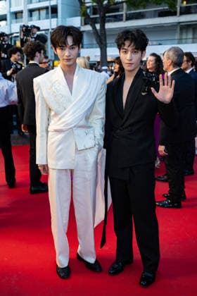 Cannes L Abandon Screening NG He Yan Chao and He Chang Xi attending the ‘L Abandon (Forsaken)’ Screening and Red Carpet at Palais Des Festivals in Cannes, France on May 13 2026 as part of the 79th Cannes Film Festival. Photo by Nicolas Genin ABACAPRESS.COM Cannes France  Copyright: xGeninxNicolas ABACAx