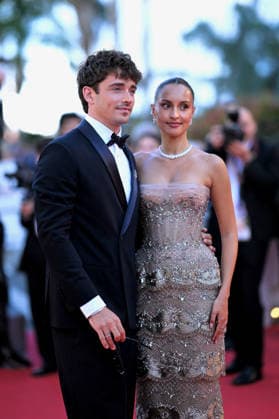 Cannes La Vie Dune Femme Red Carpet; FC Charles Leclerc and Alexandra Leclerc Cast and crew of La Vie d’une Femme attending the red carpet screening of La Vie d’une Femme directed by Charline Bourgeois-Tacquet during the 79th Cannes Film Festival in Cannes, France on May 13, 2026. Photo by Franck Castel ABACAPRESS.COM Cannes  Copyright: xCastelxFranck ABACAx