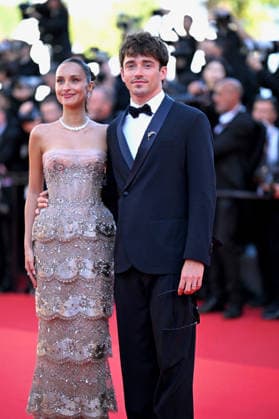 Cannes La Vie Dune Femme Red Carpet; FC Charles Leclerc and Alexandra Leclerc Cast and crew of La Vie d’une Femme attending the red carpet screening of La Vie d’une Femme directed by Charline Bourgeois-Tacquet during the 79th Cannes Film Festival in Cannes, France on May 13, 2026. Photo by Franck Castel ABACAPRESS.COM Cannes  Copyright: xCastelxFranck ABACAx