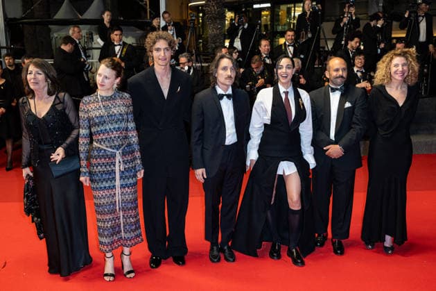 Cannes L Abandon Screening NG Carine Ruszniewski, Pierre-Antoine Billon, Souheila Yacoub, Bérenger Thouin, Vassili Schneider, Yile Yara Vianello and Enrica Capra attending the ‘L Abandon (Forsaken)’ Screening and Red Carpet at Palais Des Festivals in Cannes, France on May 13 2026 as part of the 79th Cannes Film Festival. Photo by Nicolas Genin ABACAPRESS.COM Cannes France  Copyright: xGeninxNicolas ABACAx