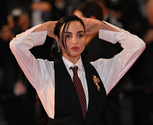 79th Cannes Film Festival: Forsaken screening CANNES, FRANCE - MAY 13: Swiss actress Souheila Yacoub arrives for the screening of the film L Abandon (Forsaken) at the 79th edition of the Cannes Film Festival in Cannes, France on May 13, 2026. Mustafa Yalcin Anadolu Cannes World. Editorial use only. Please get in touch for any other usage.  Copyright: x2026xAnadoluxMustafaxYalcinx