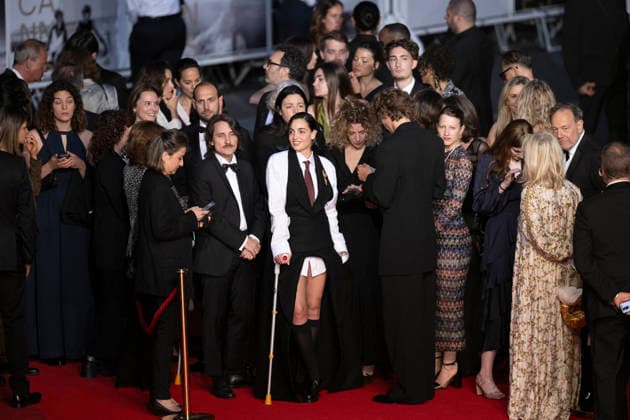 Cannes Labandon Red Carpet EB Souheila Yacoub and Vassili Schneider attend the L Abandon screening during the 79th annual Cannes Film Festival at Palais des Festivals on May 13, 2026 in Cannes, France. Photo by Eliot Blondet ABACAPRESS.COM Cannes France France  Copyright: xBlondetxEliot ABACAx