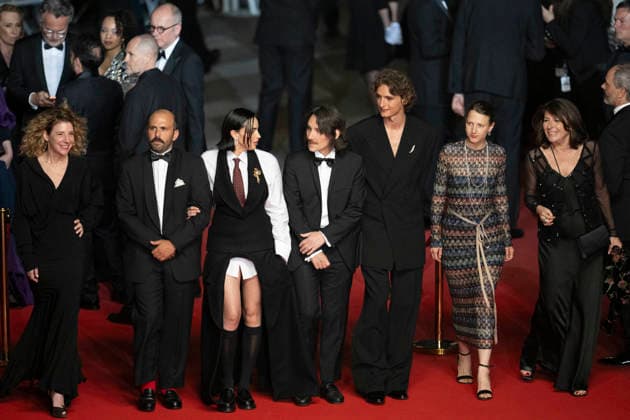 Cannes Labandon Red Carpet EB Carine Ruszniewski, Pierre-Antoine Billon, Souheila Yacoub, Bérenger Thouin, Vassili Schneider, Yile Yara Vianello and Enrica Capra attend the L Abandon screening during the 79th annual Cannes Film Festival at Palais des Festivals on May 13, 2026 in Cannes, France. Photo by Eliot Blondet ABACAPRESS.COM Cannes France France  Copyright: xBlondetxEliot ABACAx