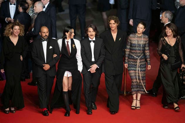 Cannes Labandon Red Carpet EB Carine Ruszniewski, Pierre-Antoine Billon, Souheila Yacoub, Bérenger Thouin, Vassili Schneider, Yile Yara Vianello and Enrica Capra attend the L Abandon screening during the 79th annual Cannes Film Festival at Palais des Festivals on May 13, 2026 in Cannes, France. Photo by Eliot Blondet ABACAPRESS.COM Cannes France France  Copyright: xBlondetxEliot ABACAx