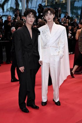 IPA84649436 - Cannes, 79th Cannes Film Festival 2026, day 2 day 2, Red carpet of the film L Abandon In the photo: He Yan Chao, He Chang Xi  Copyright: xComi Ipa-Agency.netx xPoolxPhotoxEventsx07x 84649436