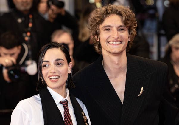 79ème Festival International du Film de Cannes Montée des marches du film LAbandon 79th International Cannes Film Festival Red Carpet with Forsaken movie 455947 2026 05 13 Cannes France Yacoub, Souheila Schneider, Vassili  Copyright: xIvankaxVoisinx xStarfacex STAR_455947_011