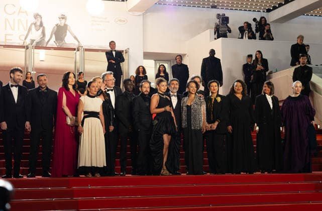 79ème Festival International du Film de Cannes Montée des marches du film LAbandon 79th International Cannes Film Festival Red Carpet with Forsaken movie 455947 2026 05 13 Cannes France Paty, Mickaelle Bercot, Emmanuelle Kraus, Francois Reinartz, Antoine Boumali, Emma Kabouche, Aziz Lewis Godefroy, Sandy Barbouch, Mounira  Copyright: xIvankaxVoisinx xStarfacex STAR_455947_028