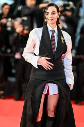 79ème Festival International du Film de Cannes Montée des marches du film LAbandon 79th International Cannes Film Festival Red Carpet with Forsaken movie 455950 2026 05 13 Yacoub, Souheila  Copyright: xEstellexCarlierx xStarfacex STAR_455950_008