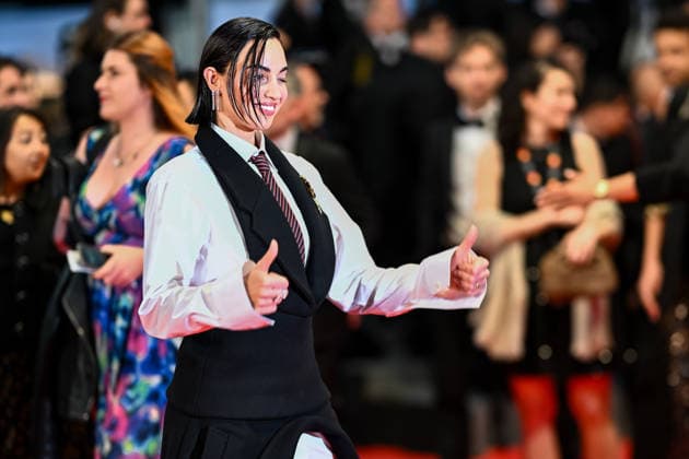 79ème Festival International du Film de Cannes Montée des marches du film LAbandon 79th International Cannes Film Festival Red Carpet with Forsaken movie 455950 2026 05 13 Yacoub, Souheila  Copyright: xEstellexCarlierx xStarfacex STAR_455950_010
