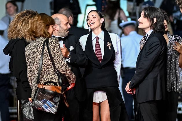 79ème Festival International du Film de Cannes Montée des marches du film LAbandon 79th International Cannes Film Festival Red Carpet with Forsaken movie 455950 2026 05 13 Yacoub, Souheila  Copyright: xEstellexCarlierx xStarfacex STAR_455950_012