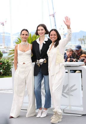 (260513) -- CANNES, May 13, 2026 -- Actress Jordana Brewster, actress Meadow Walker and actress Michelle Rodriguez (L to R) pose for a photocall for the film Fast and Furious at the 79th edition of the Cannes Film Festival in Cannes, southern France, on May 13, 2026. ) FRANCE-CANNES-FILM FESTIVAL-FAST AND FURIOUS WuxHuiwo 