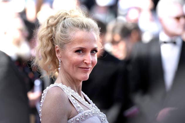 Gillian Anderson attends the opening ceremony and La VÃ nus Electrique (The Electric Venus) screening during the 79th annual Cannes Film Festival at Palais des Festivals in Cannes, France on Wednesday, May 13, 2026.  CAN20260513220 RoccoxSpaziani